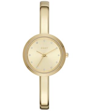 Dkny Women's Murray Gold-tone Stainless Steel Bangle Bracelet Watch 27mm Ny2599