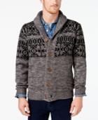 Weatherproof Vintage Men's Shawl-collar Sweater