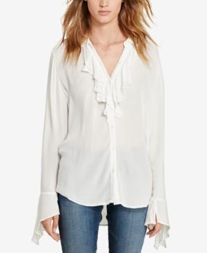 Denim & Supply Ralph Lauren Ruffle-front Blouse