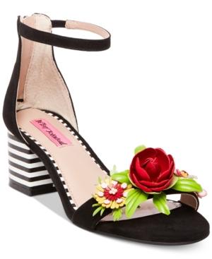 Betsey Johnson Anders Block-heel Sandals Women's Shoes