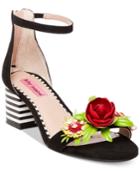 Betsey Johnson Anders Block-heel Sandals Women's Shoes