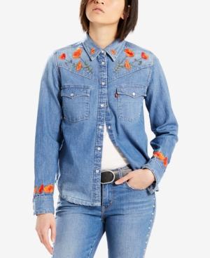 Levi's Cali Western Cotton Denim Shirt, A Macy's Exclusive Style