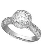 X3 Diamond Ring, 18k White Gold Certified Diamond Ring (1-1/2 Ct. T.w.)