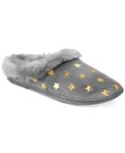Charter Club Metallic Star Clog Slippers, Created For Macy's