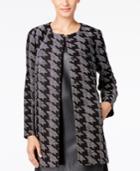 Alfani Prima Houndstooth Jacquard Jacket, Only At Macy's