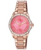 Citizen Women's Drive From Citizen Eco-drive Rose Gold-tone Stainless Steel Bracelet Watch 33mm Fd3003-58x