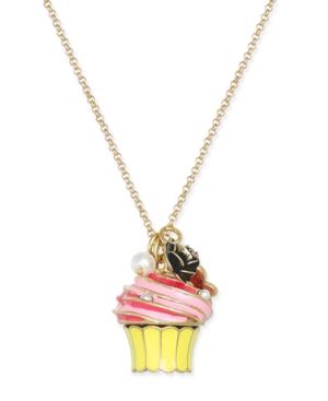 Betsey Johnson Xox Trolls Cupcake Pendant, Only At Macy's