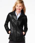 Anne Klein Petite Leather Jacket