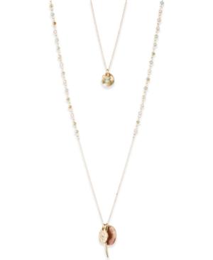 Lonna & Lilly Gold-tone 2-in-1 Pendant Necklace