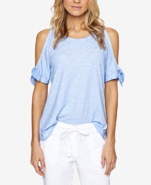 Sanctuary Lou-lou Cotton Cold-shoulder T-shirt