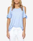 Sanctuary Lou-lou Cotton Cold-shoulder T-shirt