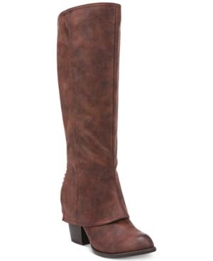 Fergalicious Lundry Wide-calf Cuffed Boots Women's Shoes