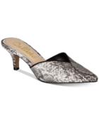 Callisto Essex Kitten Heel Pointed-toe Mules Women's Shoes