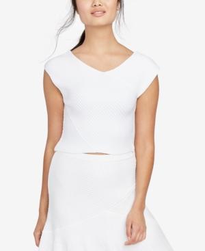 Rachel Rachel Roy Ribbed Crop Top, Only At Macy's