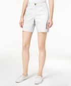 Charter Club Mid-rise Twill Shorts, Created For Macy's