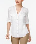 Inc International Concepts Embellished Utility Shirt, Only At Macy's