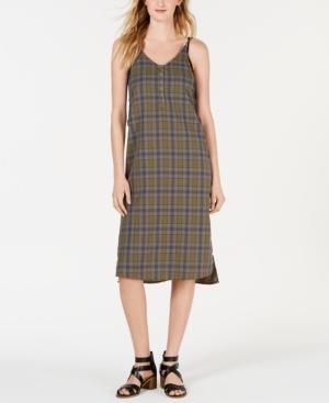 Hurley Juniors' Cotton Plaid Dress