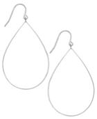 Giani Bernini Sterling Silver Large Open Pear Drop Earrings