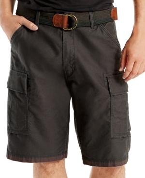 Levi's Men's Fort Relaxed-fit Graphite Cargo Shorts