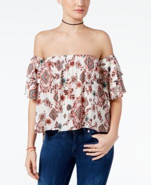Gypsies & Moondust Juniors' Off-the-shoulder Top