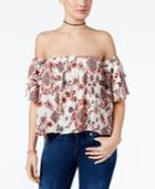 Gypsies & Moondust Juniors' Off-the-shoulder Top