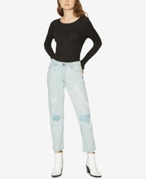 Sanctuary Repaired Straight-leg Jeans