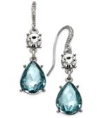 Charter Club Clear & Colored Crystal Drop Earrings, Created For Macy's