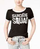 Bioworld Juniors' Suicide Squad Graphic Ringer T-shirt