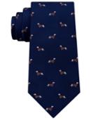 Tommy Hilfiger Men's Dachshund Sweater Conversational Silk Tie