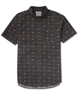 Billabong Men's Jetson Geo-print Cotton Shirt