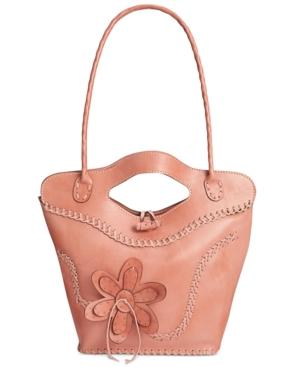 Patricia Nash Biadia Braided Flower Satchel
