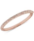 Anne Klein Rose Gold-tone Crystal Pave Bangle Bracelet, A Macy's Exclusive Style