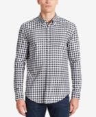 Boss Men's Slim-fit Gingham Cotton Shirt