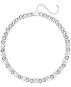 Kate Spade New York Silver-tone Crystal Collar Necklace