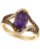 Le Vian Chocolatier Amethyst (1-3/8 Ct. T.w.) And Diamond (3/8 Ct. T.w.) Ring In 14k Gold