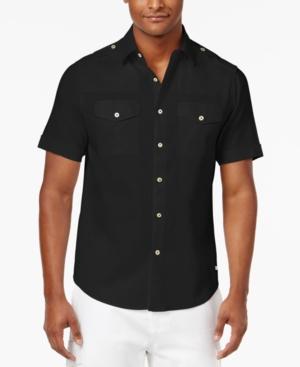 Sean John Men's Lightweight Linen Shirt, Only At Macy's