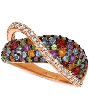 Le Vian Multi-gemstone Ring (2-1/3 Ct. T.w.) In 14k Rose Gold