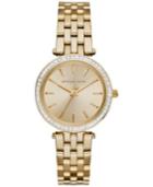 Michael Kors Women's Mini Darci Gold-tone Stainless Steel Bracelet Watch 33mm Mk3365
