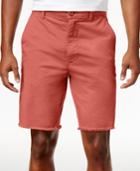 American Rag Men's Raw Edge Twill Chino Shorts, Created For Macy's