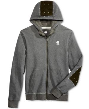 G-star Raw Men's Rastr Full-zip Cotton Hoodie