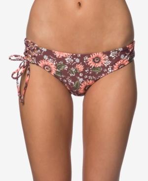 O'neill Viera Lace-up Cheeky Bikini Bottoms Women's Swimsuit