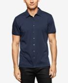 Calvin Klein Men's Slim-fit Short-sleeve Shirt