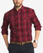 G.h. Bass & Co. Men's Hawk Mountain Twill Plaid Long-sleeve Shirt
