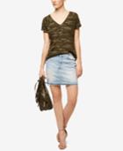 Sanctuary V-neck Camouflage-print T-shirt