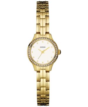 Guess Women's Gold-tone Stainless Steel Bracelet Watch 23mm U0693l2