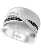 Effy Diamond Wide Band Statement Ring (3/8 Ct T.w.) In Sterling Silver