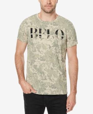 Buffalo David Bitton Men's Camouflage Linen Blend T-shirt
