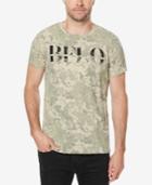 Buffalo David Bitton Men's Camouflage Linen Blend T-shirt