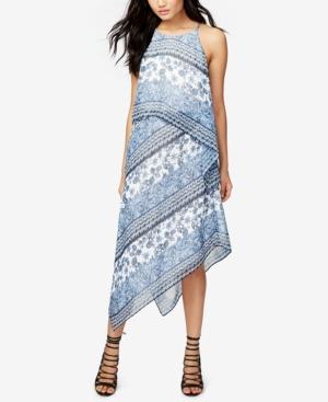Rachel Rachel Roy Printed Asymmetrical Chiffon Dress