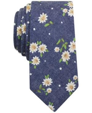 Bar Iii Men's Yogi Floral Skinny Tie, Only At Macy's